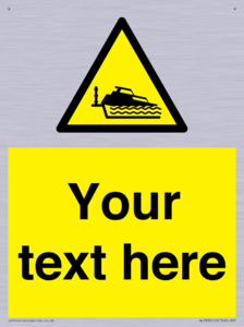 Custom warning grounding cruiser on lock cill